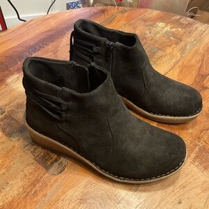 New Born Vienna Suede Wedge Bootie
